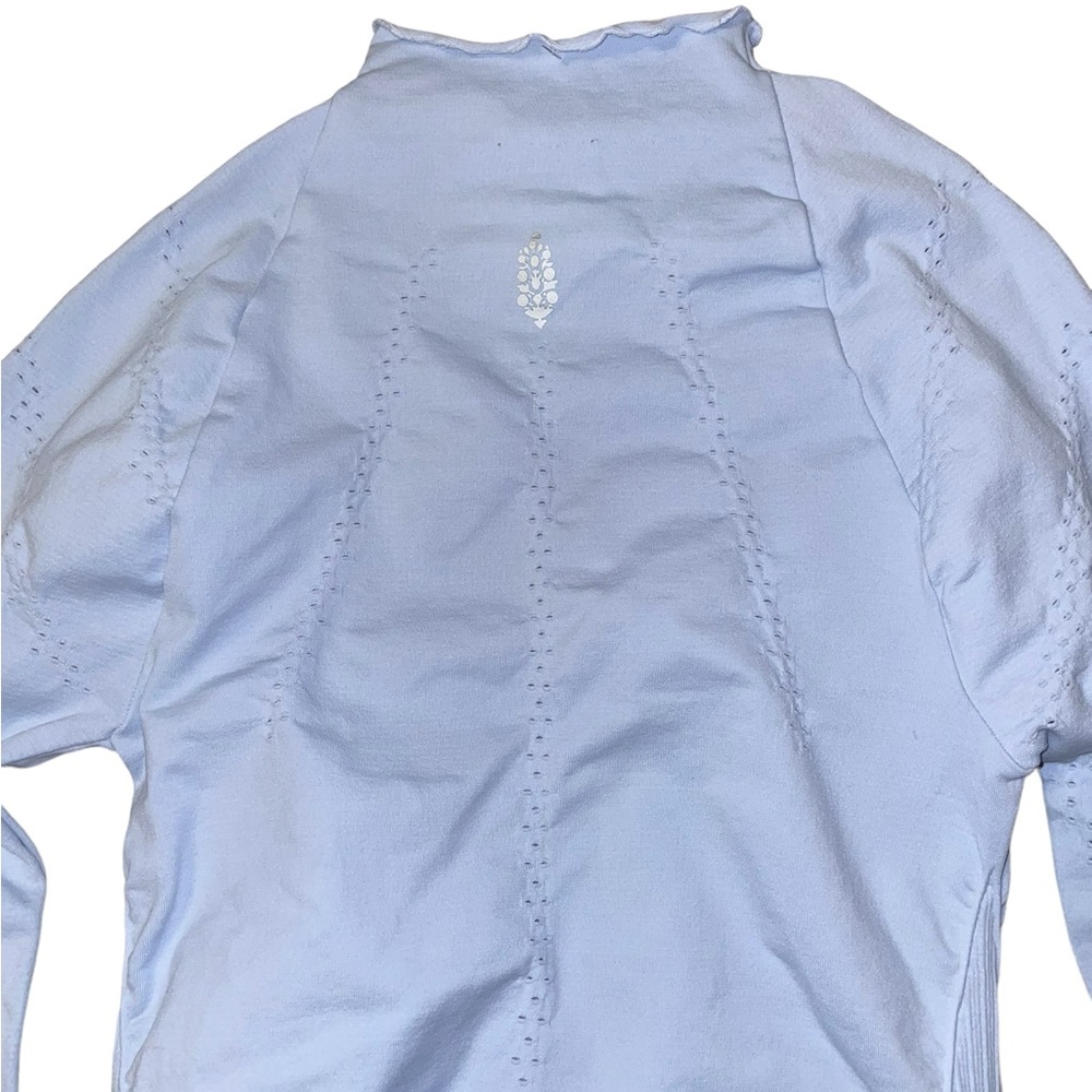 Free People Good Karma High-Neck Layer in Baby Blue XS/S NWOT - Picture 5 of 15